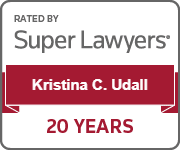 Rated By Super Lawyers | Kristina C. Udall | 20 Years